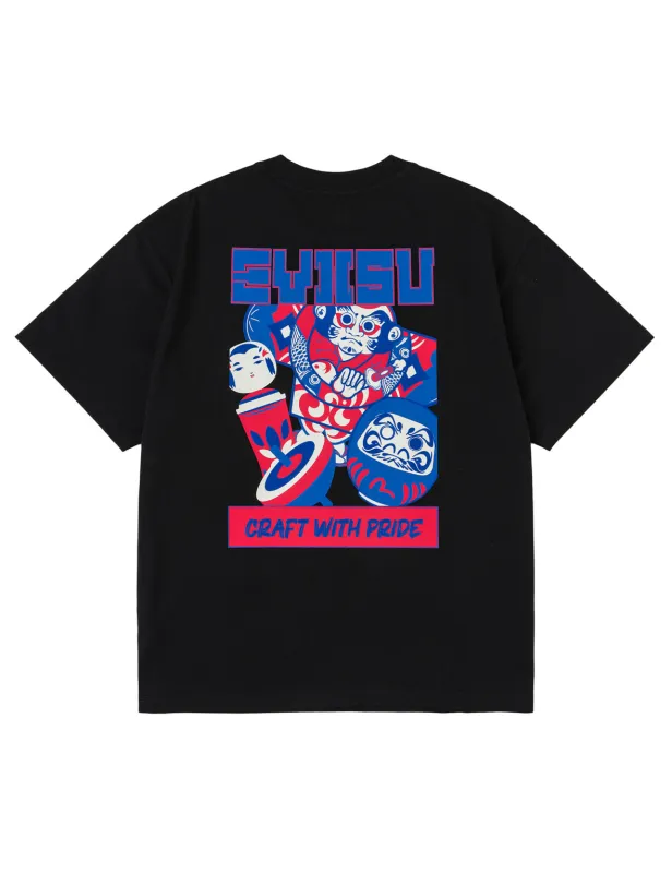 Arcade style Daruma T-shirt sold by Evisu