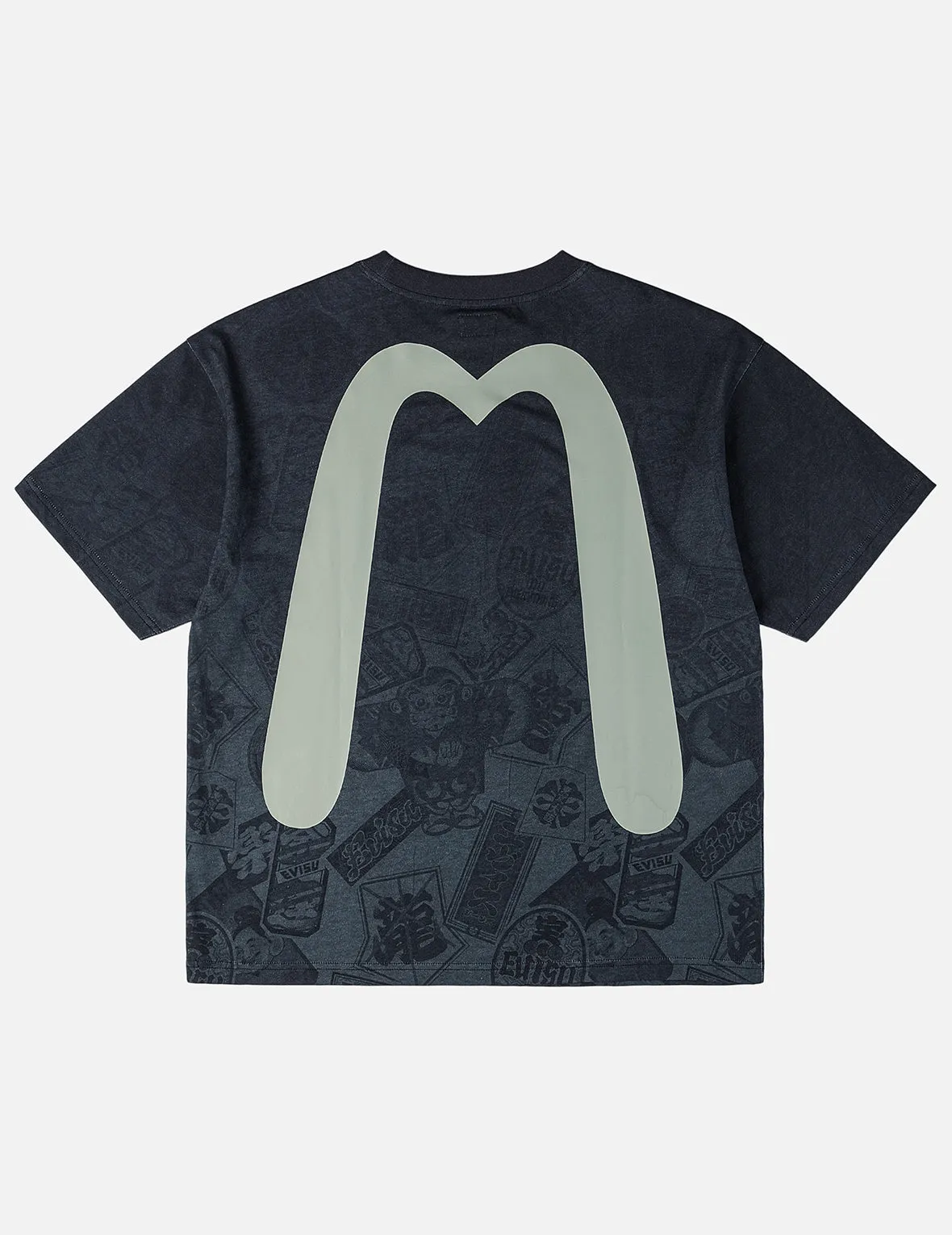 Allover EVISU Signature Graphic T-Shirt sold by Evisu product image thumbnail 3