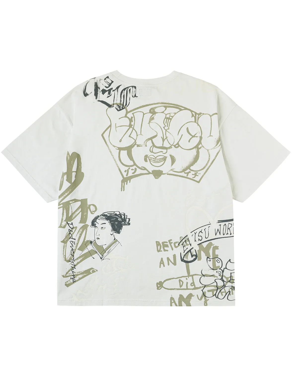 Allover EVISU Logo Graphic T-shirt sold by Evisu product image thumbnail 2