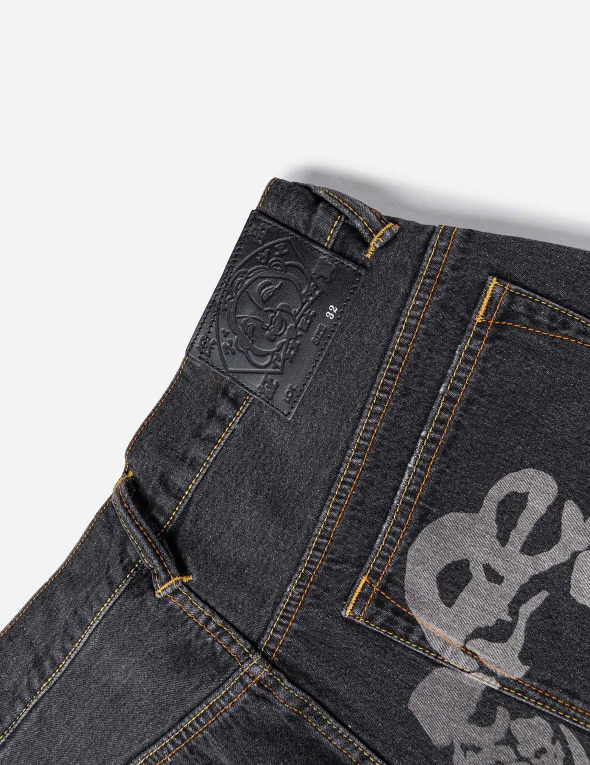 Skull Daicock Denim Shorts sold by Evisu product image thumbnail 5