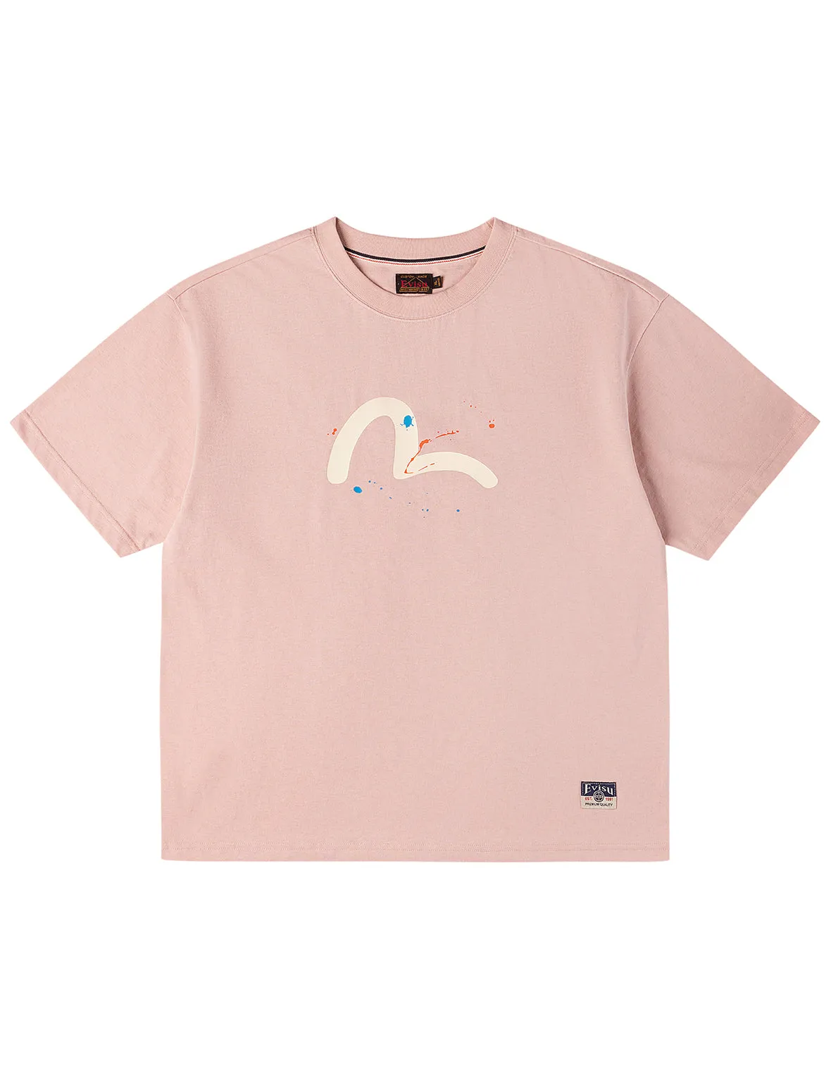 Seagull Daicock Print Splash T-shirt sold by Evisu product image thumbnail 3