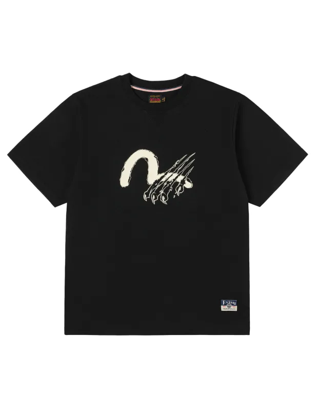 Seagull Claw Print T-shirt sold by Evisu
