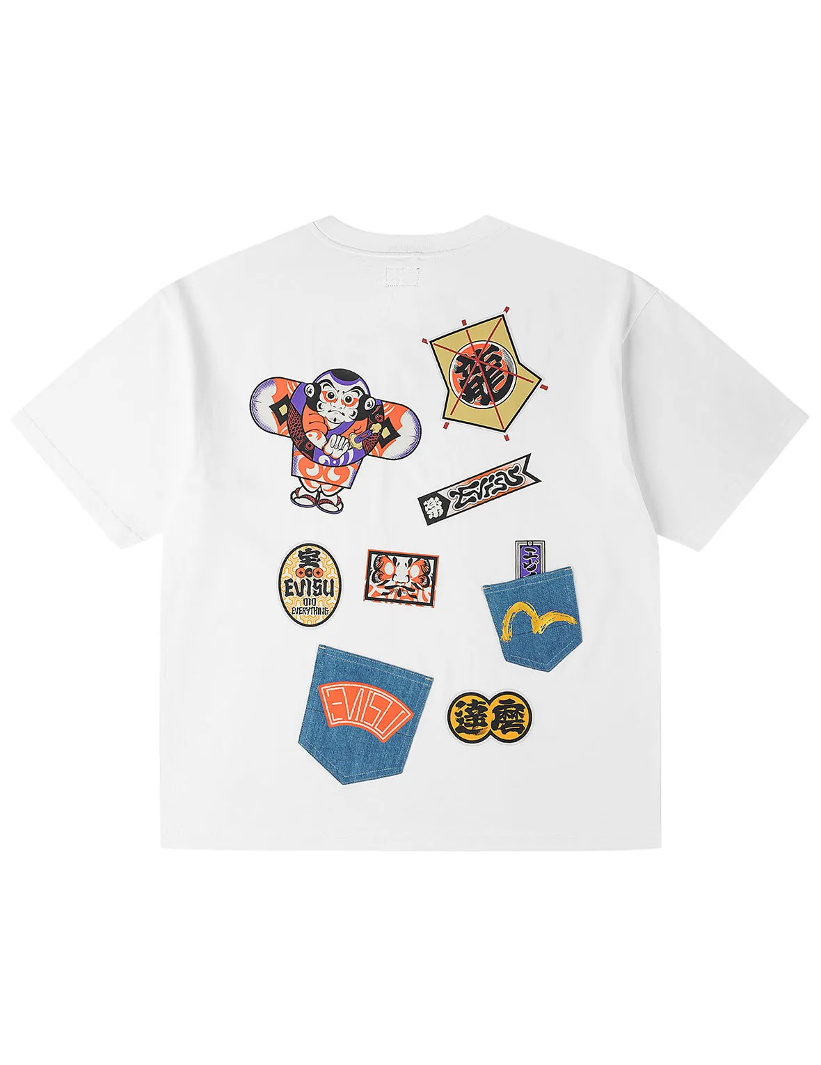 Japanese Kite Denim Patch Pocket T-shirt sold by Evisu product image thumbnail 2