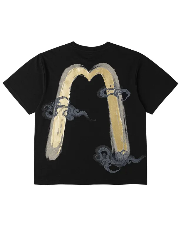 Cloud and Golden Daicock T-shirt sold by Evisu