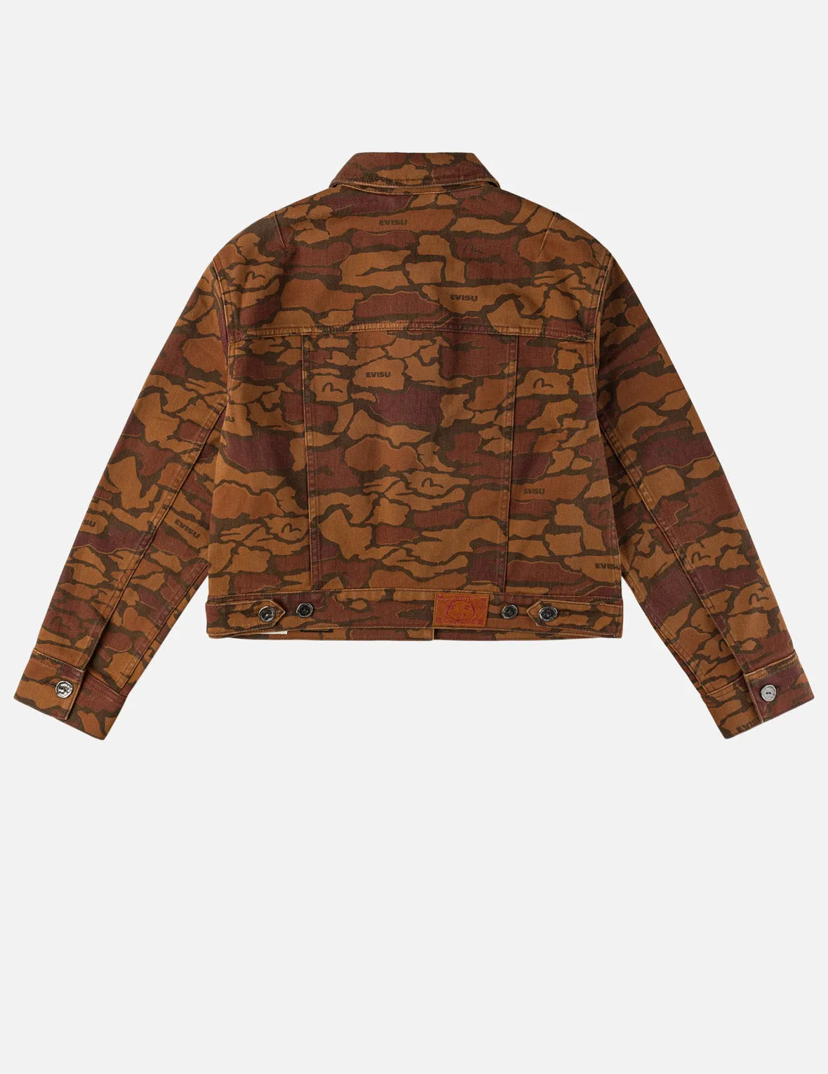 Ishigaki Camouflage Denim Jacket sold by Evisu product image thumbnail 4