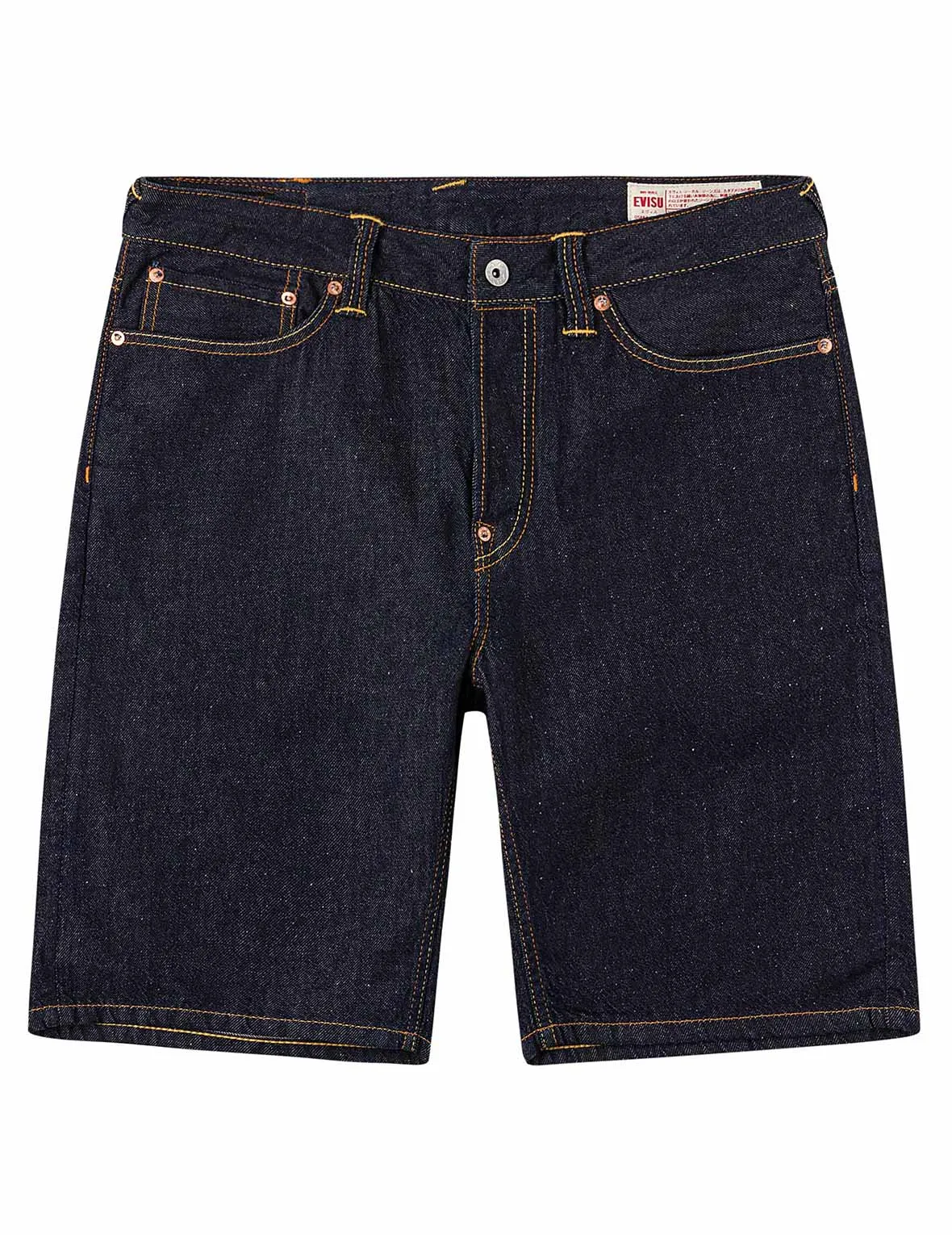 Seagull & Kanji Printed Pocket Denim Shorts sold by Evisu product image thumbnail 2