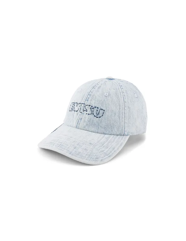 Minimal Embroidery Heavy Washed Cap made by Evisu