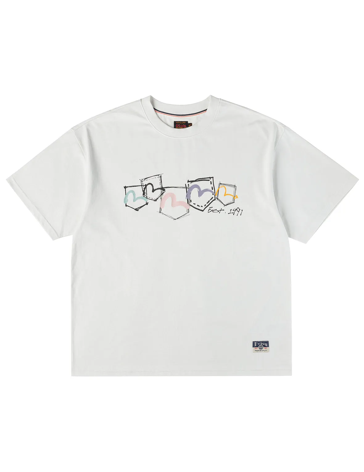 Hand-Drawn Multi-Pocket T-shirt sold by Evisu product image thumbnail 2