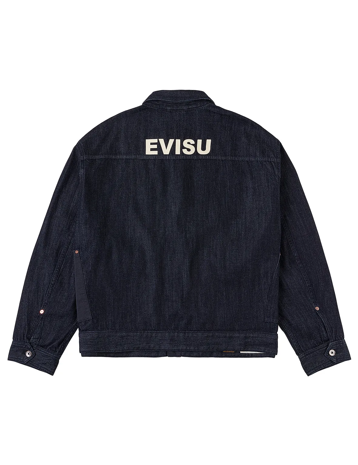Fabric Blocking Denim Jacket sold by Evisu product image thumbnail 2