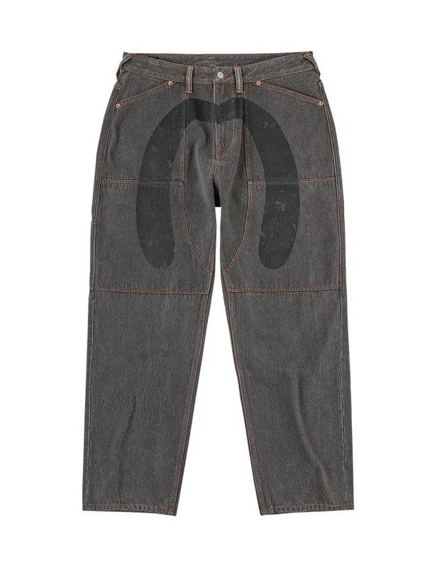 Daicock Pigment Dyed Side-pocket Jeans made by Evisu