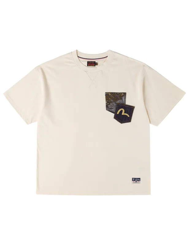 Brocade Patch Pocket T-shirt sold by Evisu