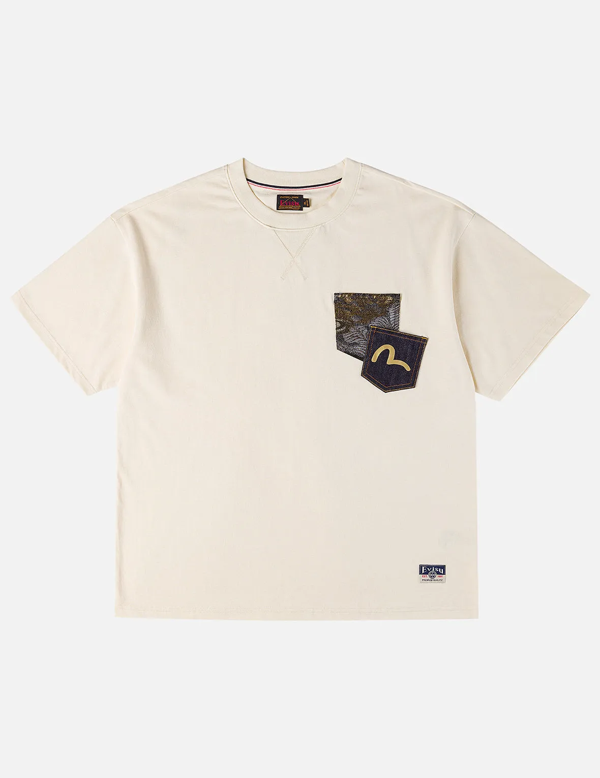 Brocade Patch Pocket T-shirt sold by Evisu product image thumbnail 5