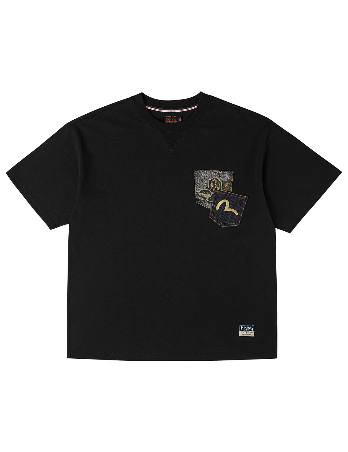 Brocade Patch Pocket T-shirt sold by Evisu product image thumbnail 2