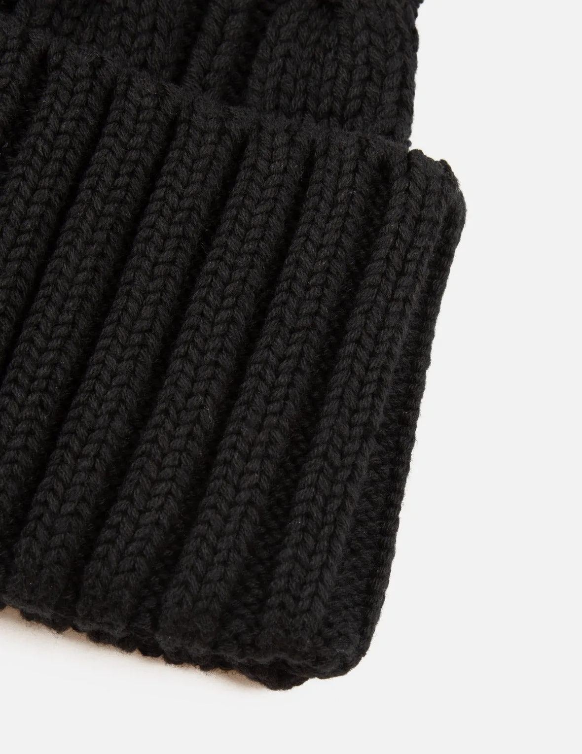 Twist-Straight Pattern Logo Label Knit Beanie sold by Evisu product image thumbnail 4