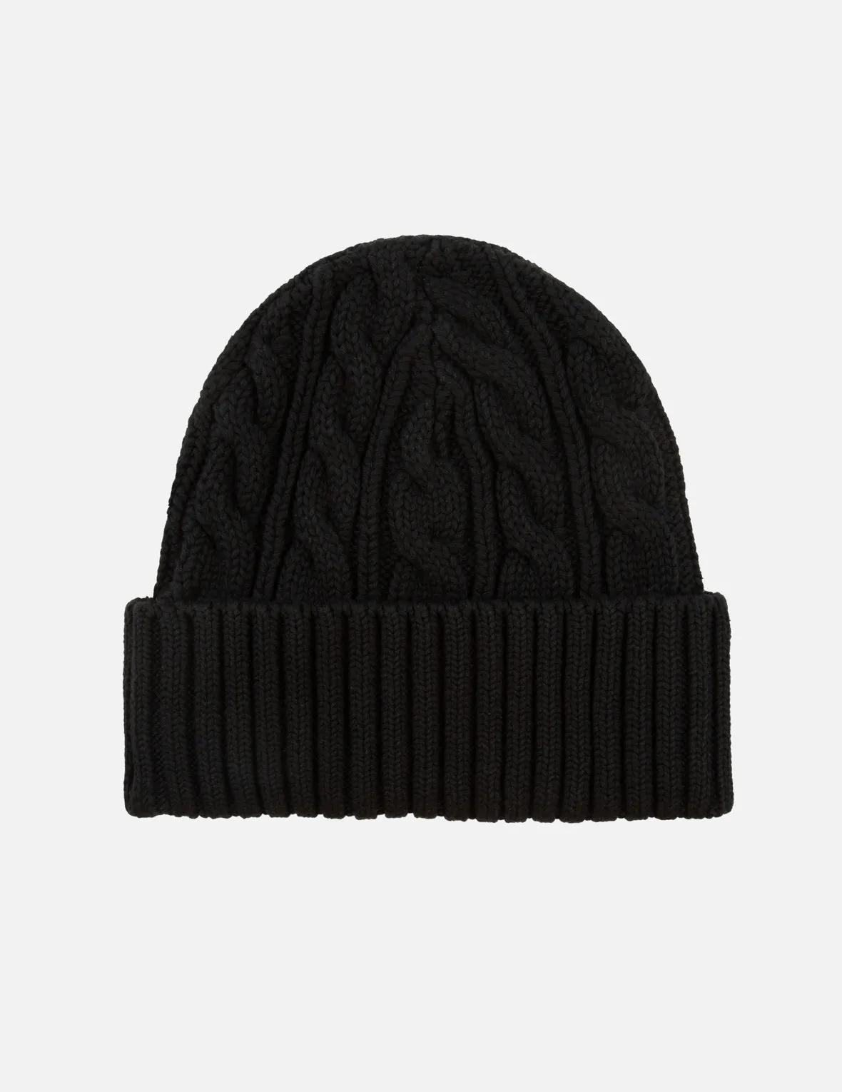 Twist-Straight Pattern Logo Label Knit Beanie sold by Evisu product image thumbnail 2