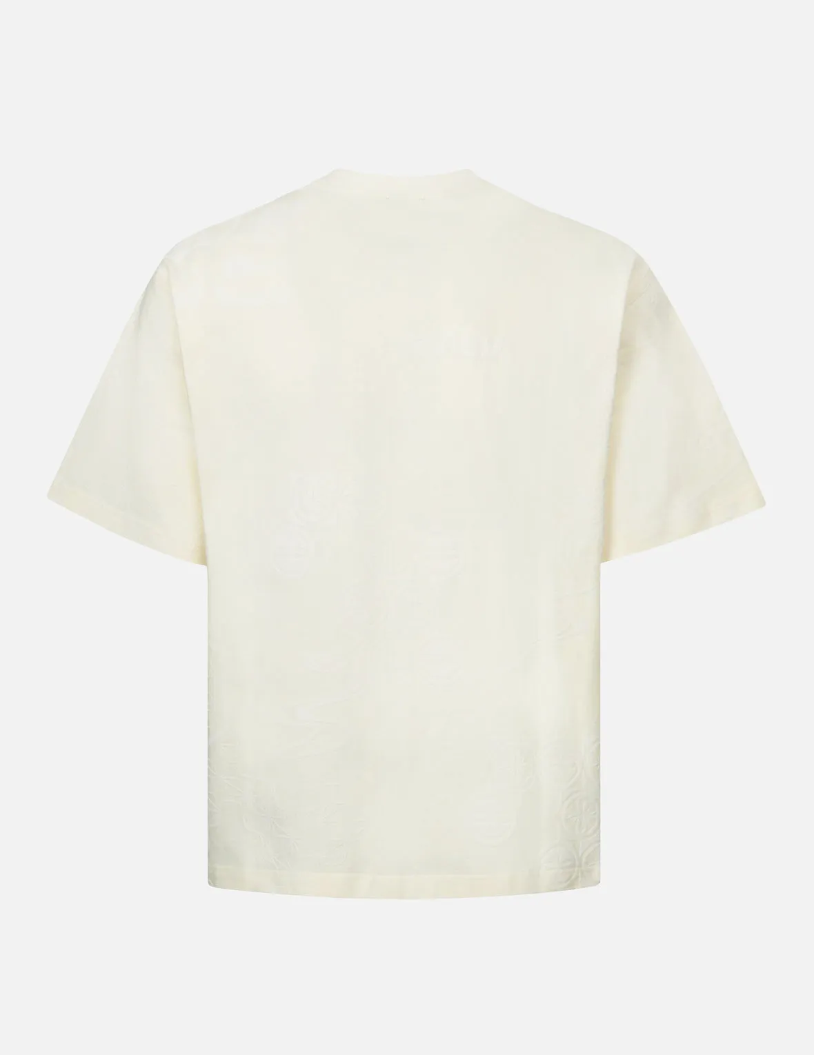 Seagull Embroidery and Allover Flocking Patterns Relax Fit T-shirt sold by Evisu product image thumbnail 4