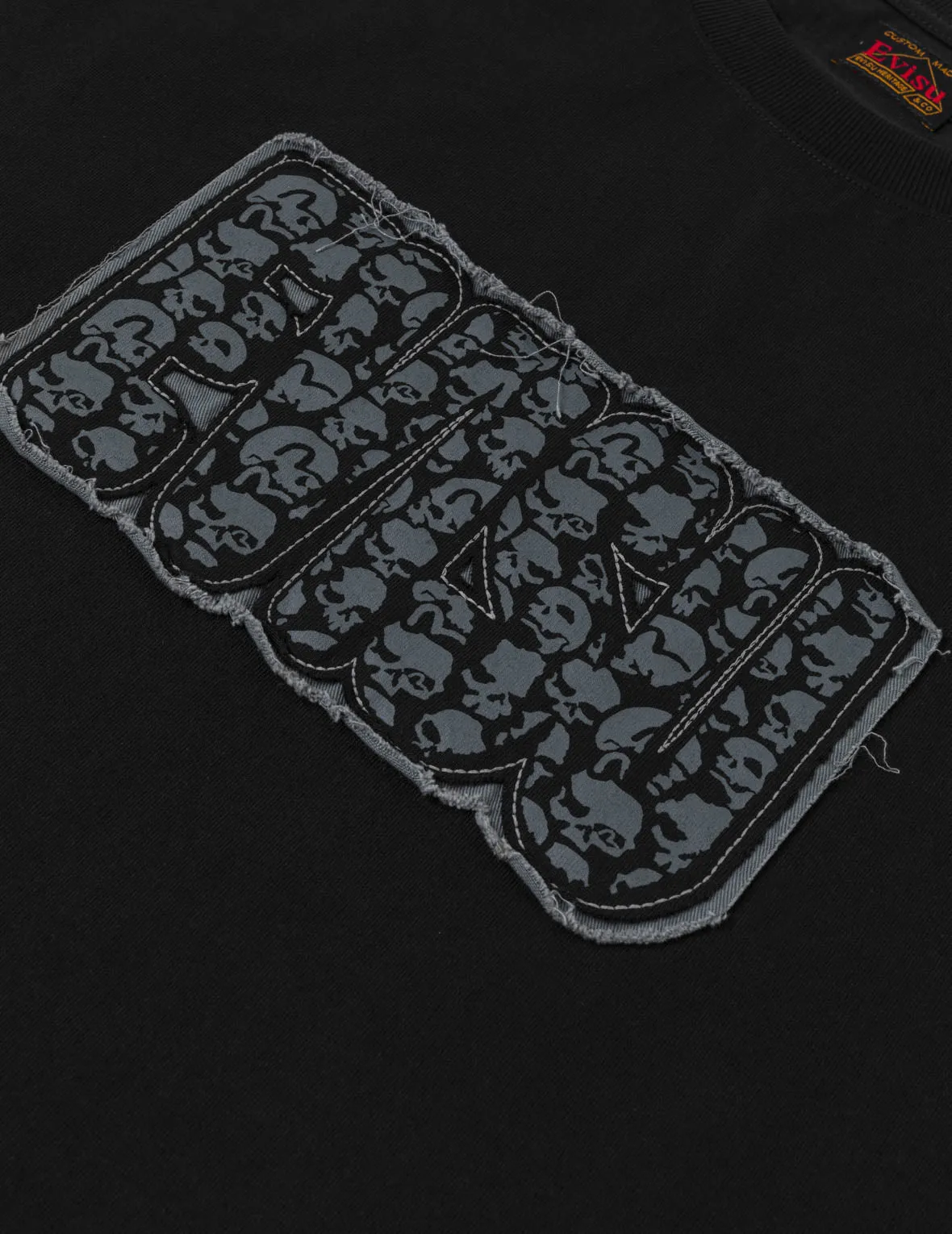 Skull Evisu Logo Distressed Tee sold by Evisu product image thumbnail 5