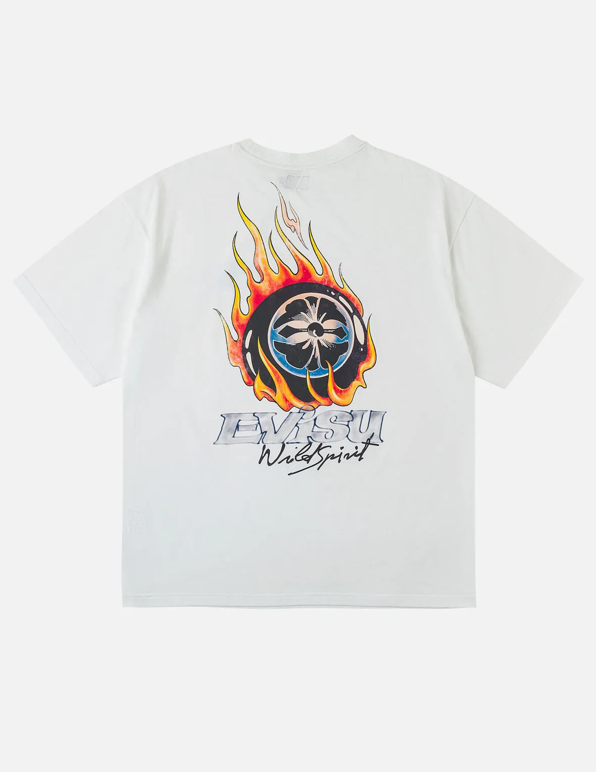 Flaming Kamon Snooker Print T-shirt sold by Evisu product image thumbnail 5