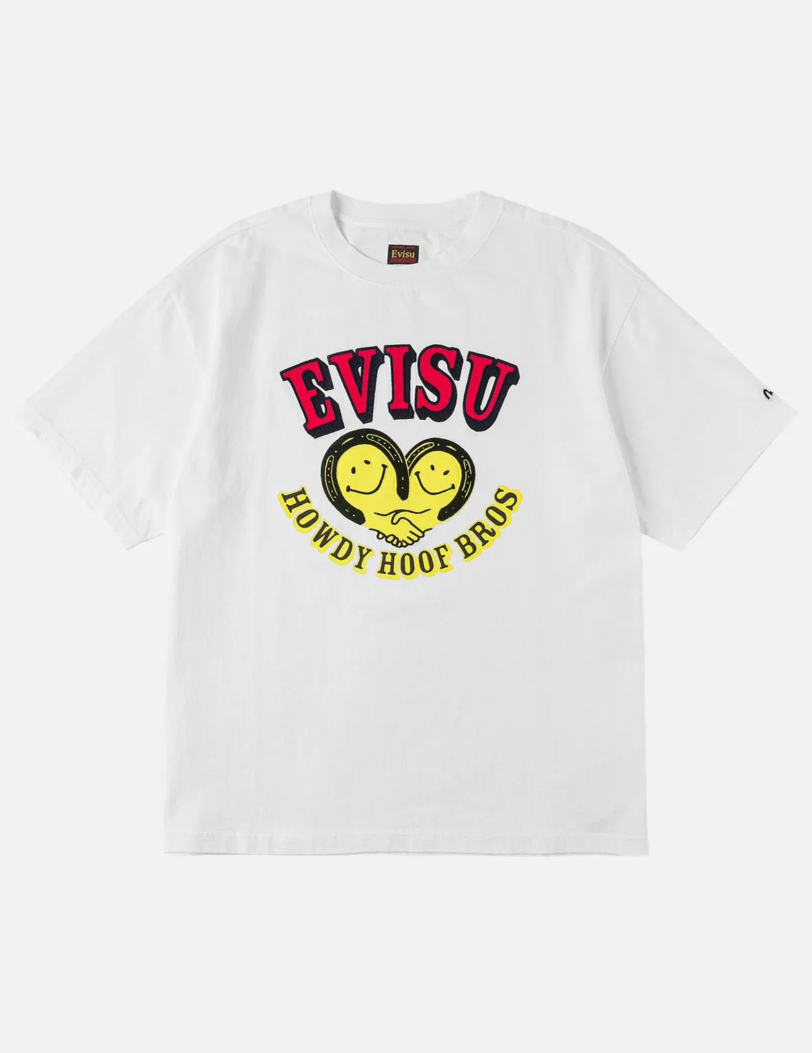 Smiling-heart Seagull-horseshoes Embroidery T-shirt sold by Evisu product image thumbnail 5