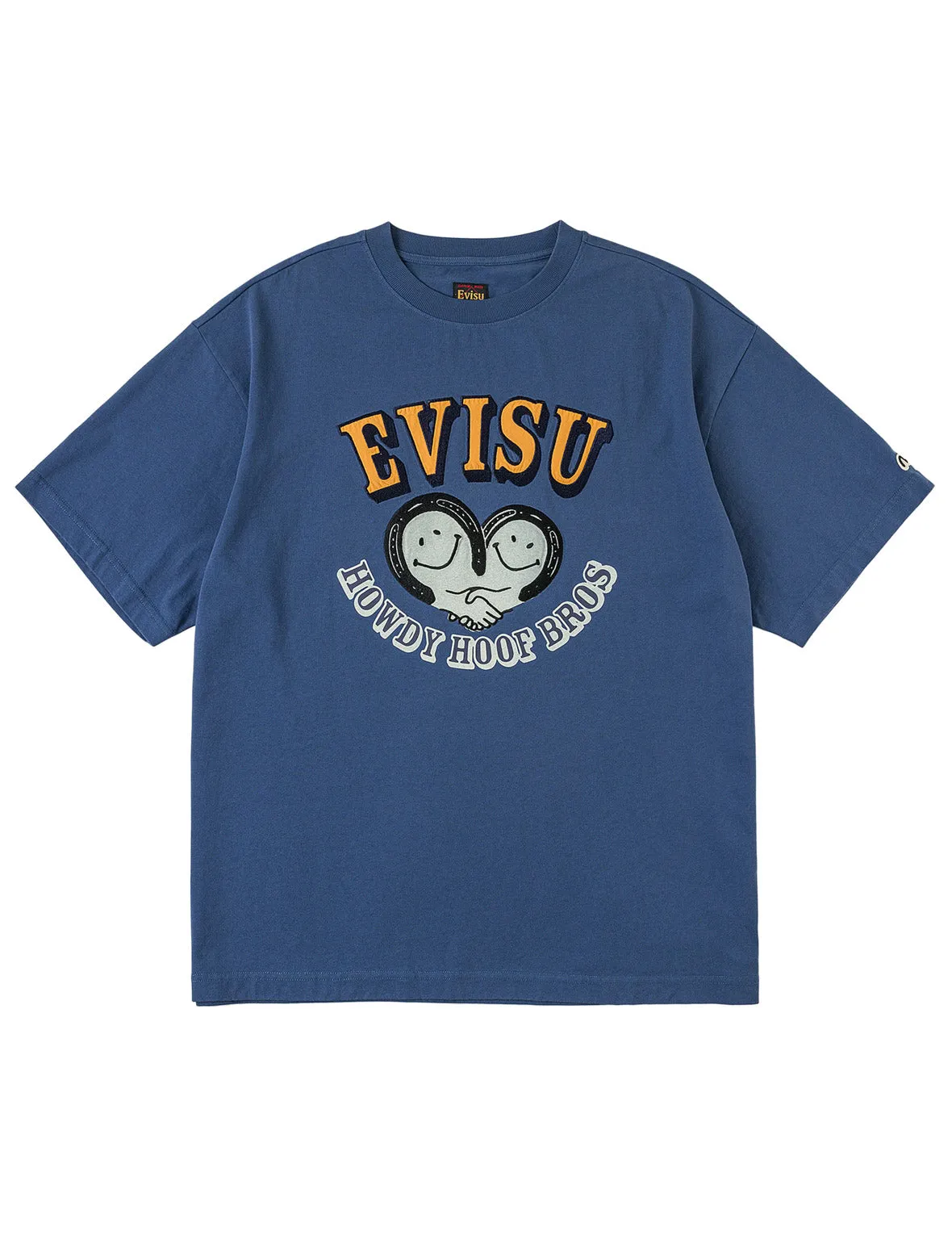Smiling-heart Seagull-horseshoes Embroidery T-shirt sold by Evisu product image thumbnail 2