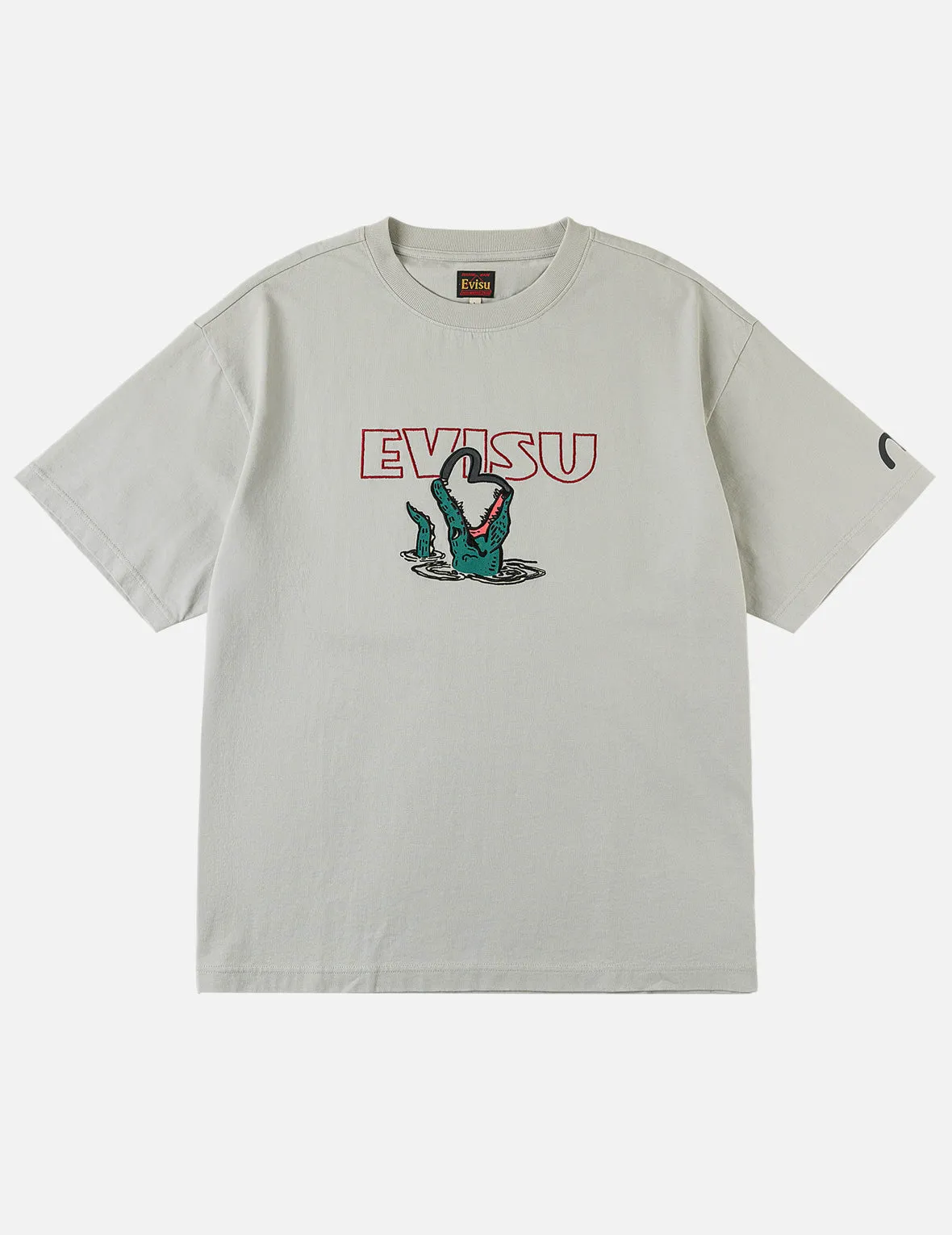 Alligator vs Seagull Outlined Embroidery T-shirt sold by Evisu product image thumbnail 5