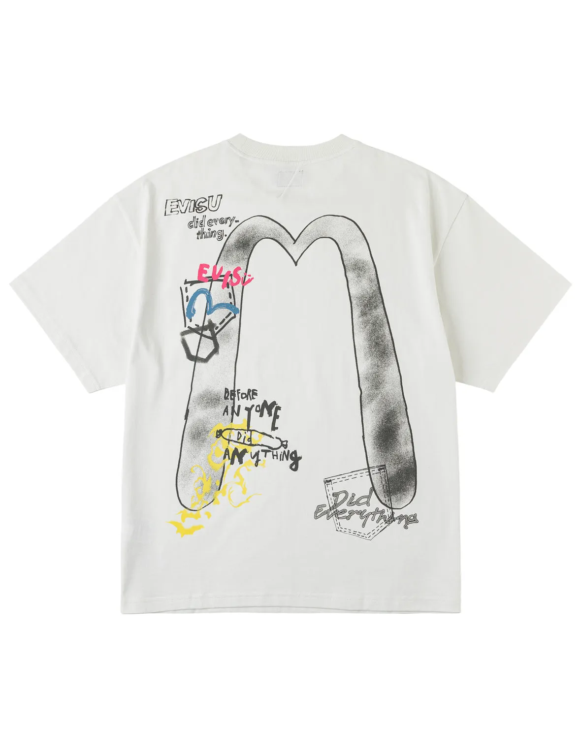 Hand-drawn Daicock and Multi-pocket Graffiti T-shirt sold by Evisu product image thumbnail 2