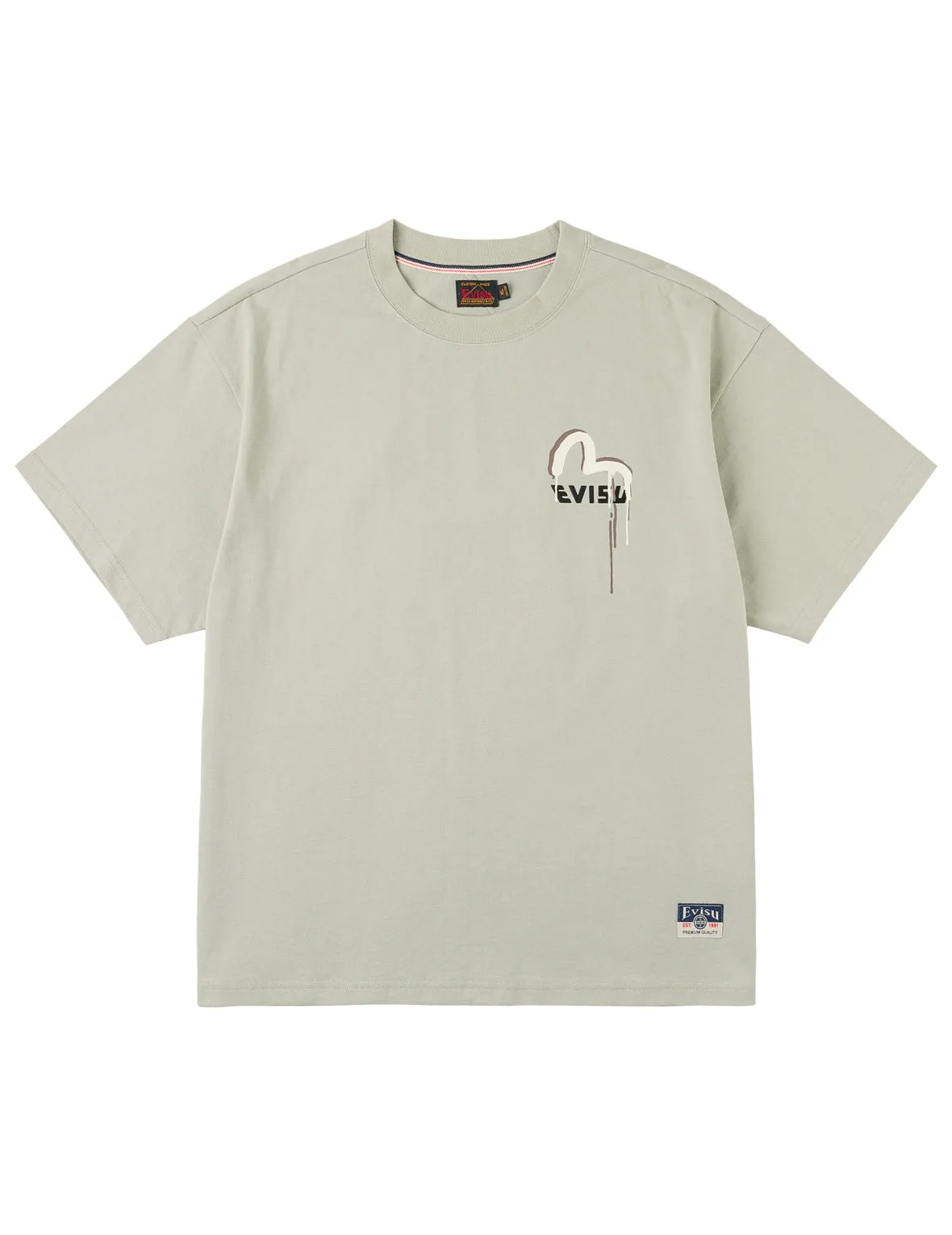 Graffiti Logo and Godhead Print T-shirt sold by Evisu product image thumbnail 2