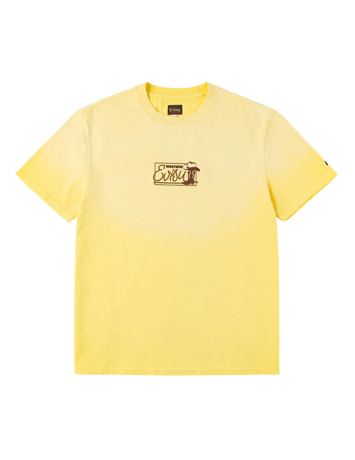 Cowboy Boots Logo Embroidery T-shirt sold by Evisu