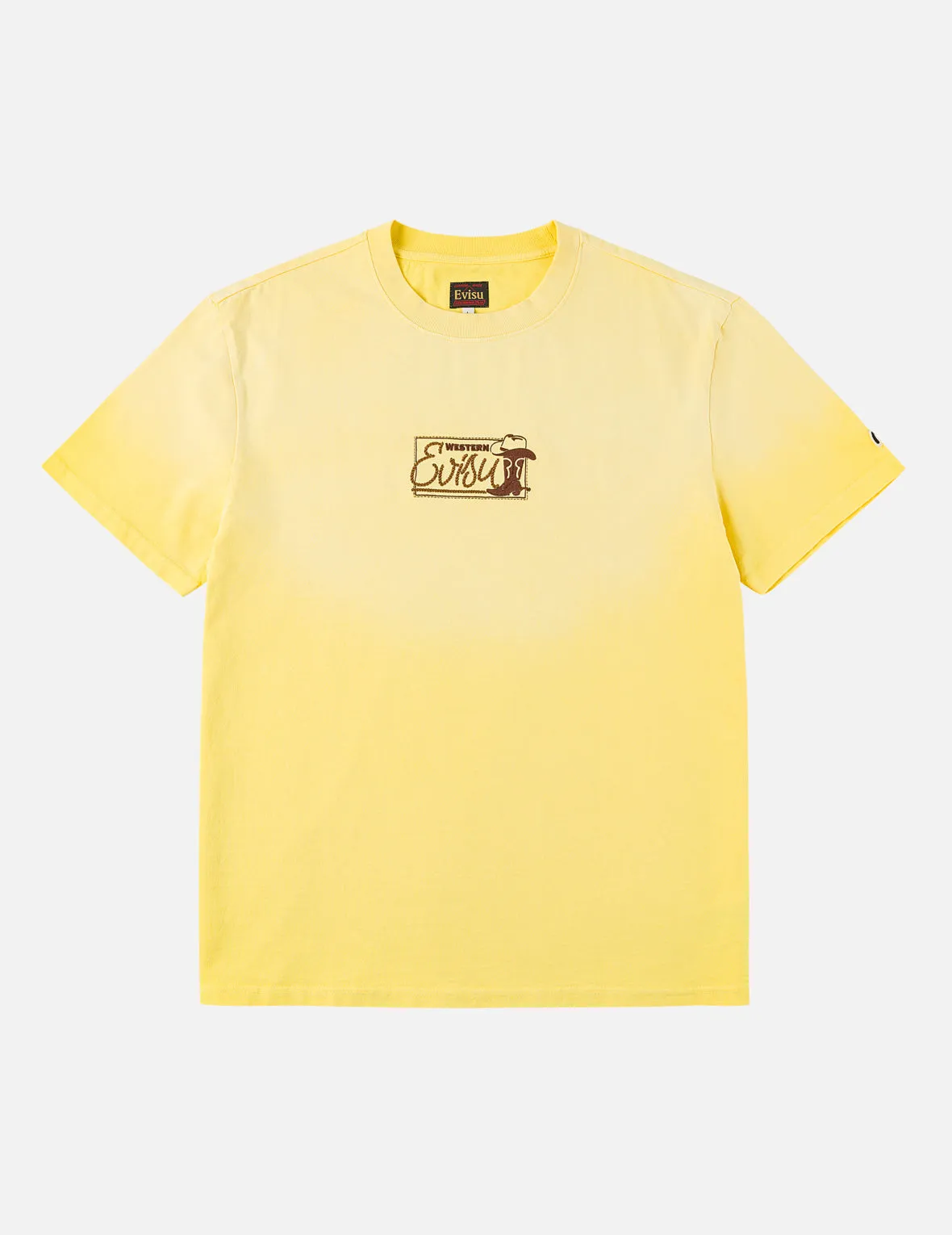 Cowboy Boots Logo Embroidery T-shirt sold by Evisu product image thumbnail 5