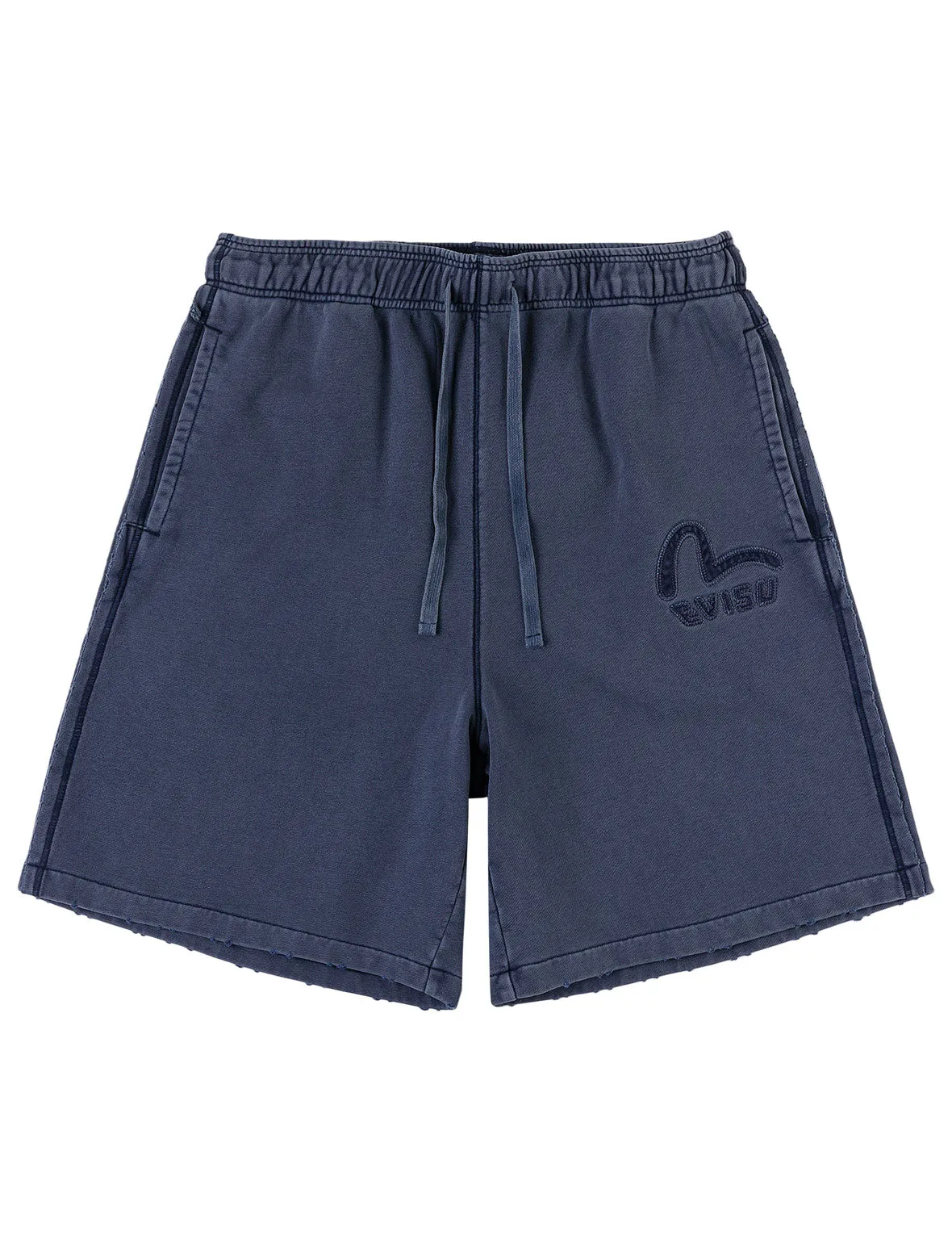 Chain Stitch Seagull Heavy Washed Sweatshorts sold by Evisu product image thumbnail 2