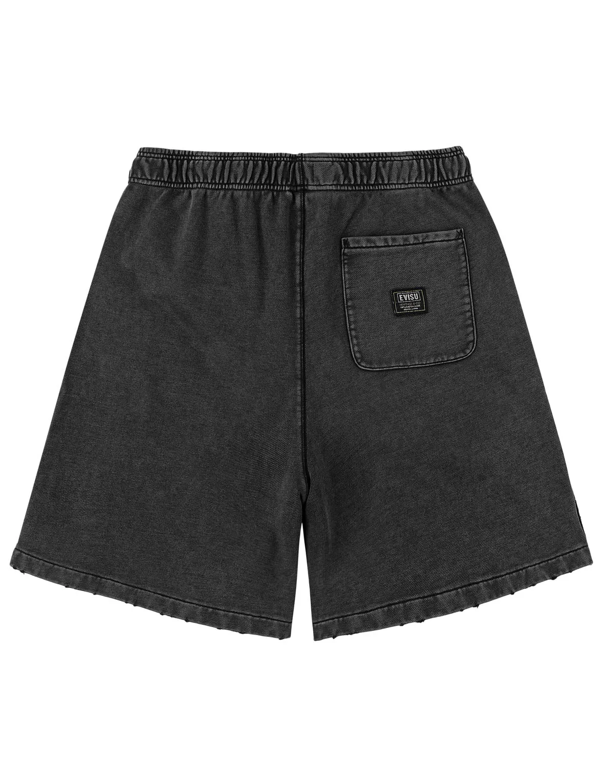 Chain Stitch Seagull Heavy Washed Sweatshorts sold by Evisu product image thumbnail 3