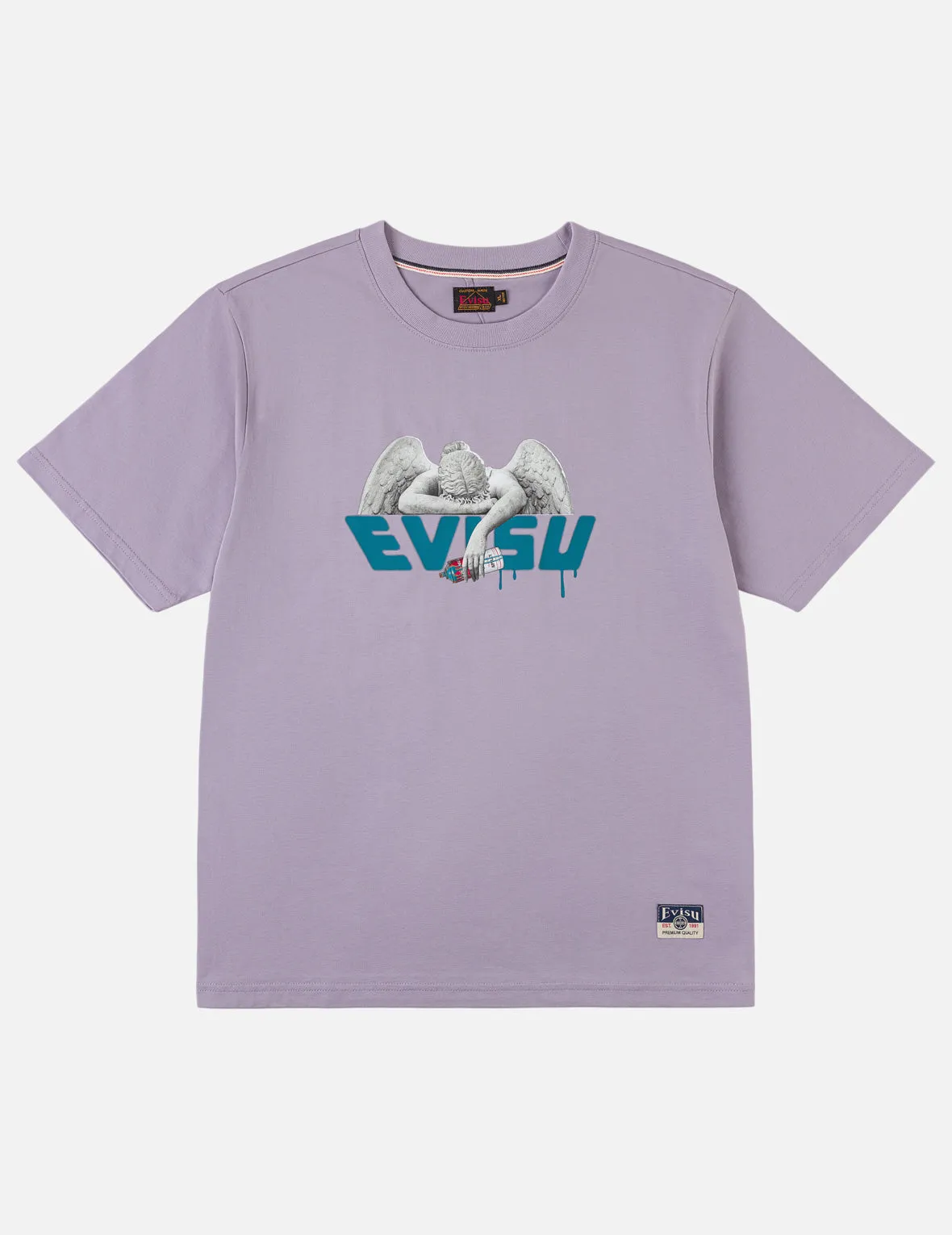 Angel and Aerosol Spray Paint Print T-shirt sold by Evisu product image thumbnail 5