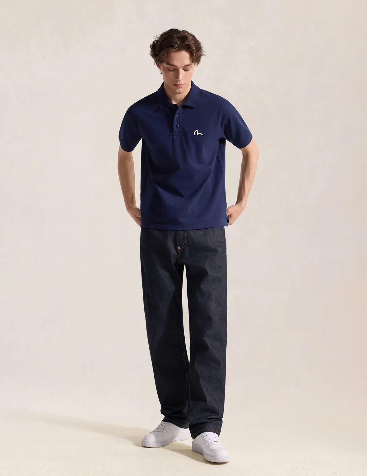 Light Blue Daicock Print Jeans #2020 sold by Evisu product image thumbnail 5