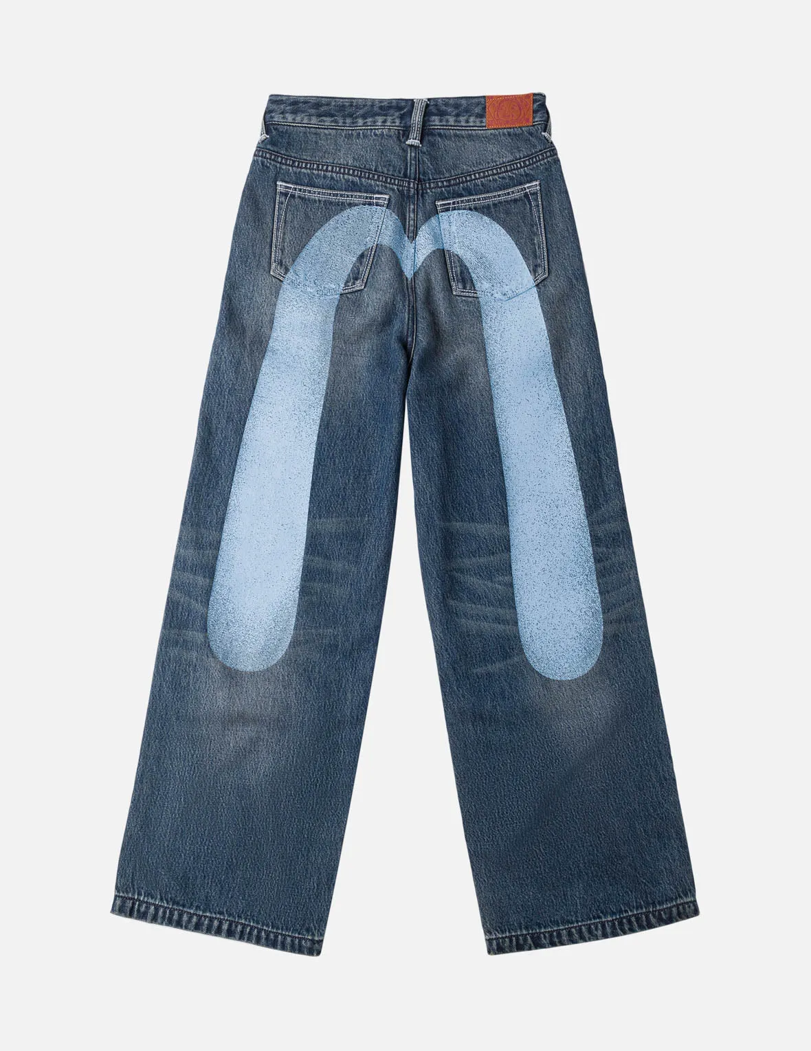 Light Blue Washed Daicock Print Jeans sold by Evisu product image thumbnail 3