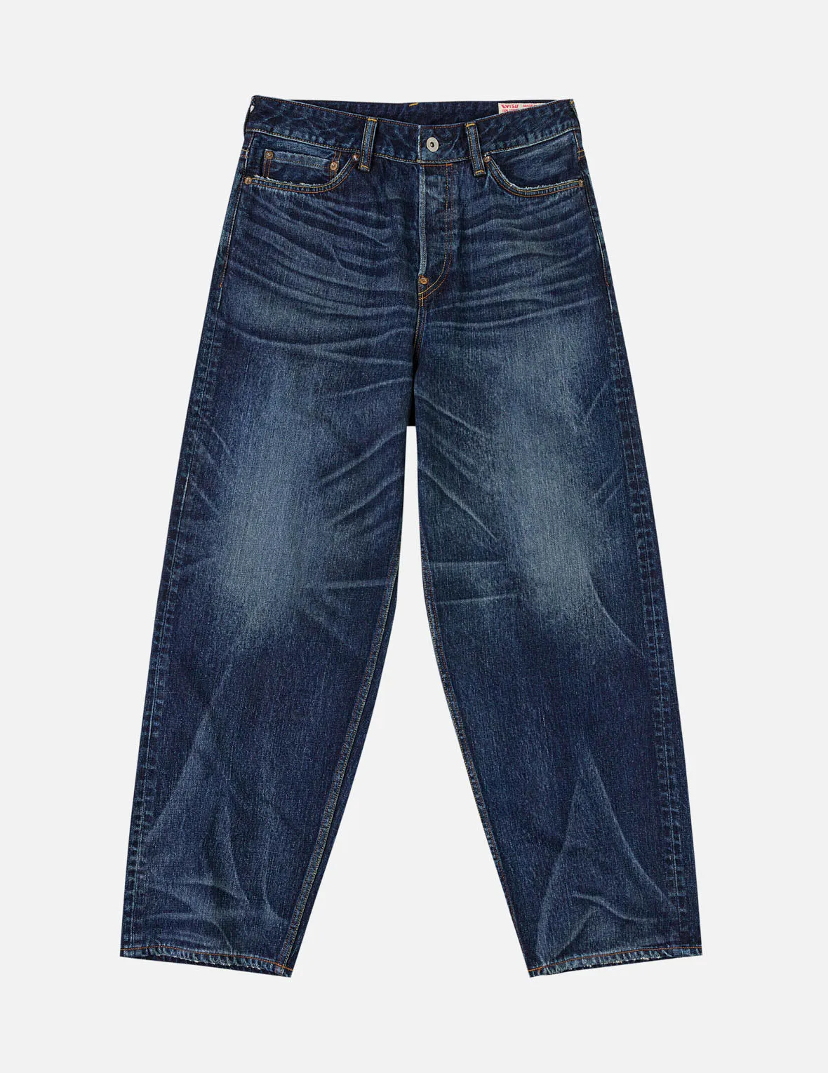 Mid-washed Seagull Print Loose Fit Jeans #2038 sold by Evisu product image thumbnail 4