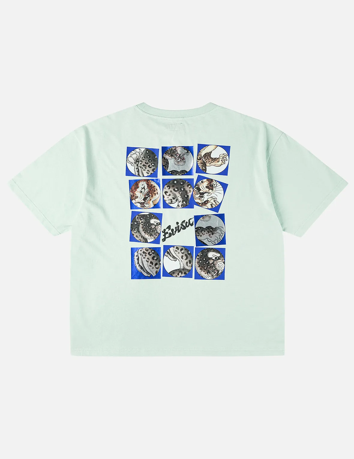 Leopard Grid Printed T-shirt sold by Evisu product image thumbnail 5