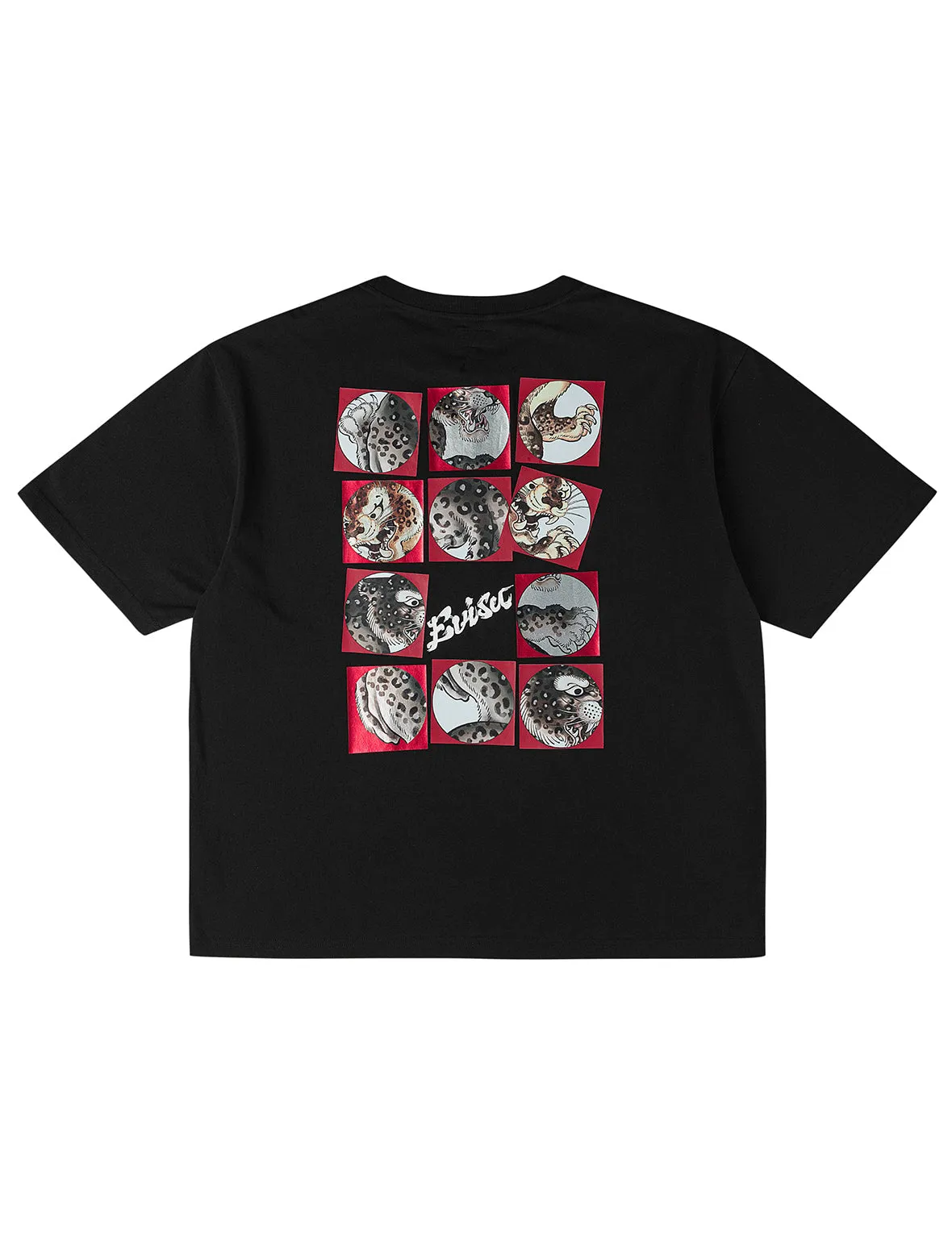 Leopard Grid Printed T-shirt sold by Evisu product image thumbnail 2
