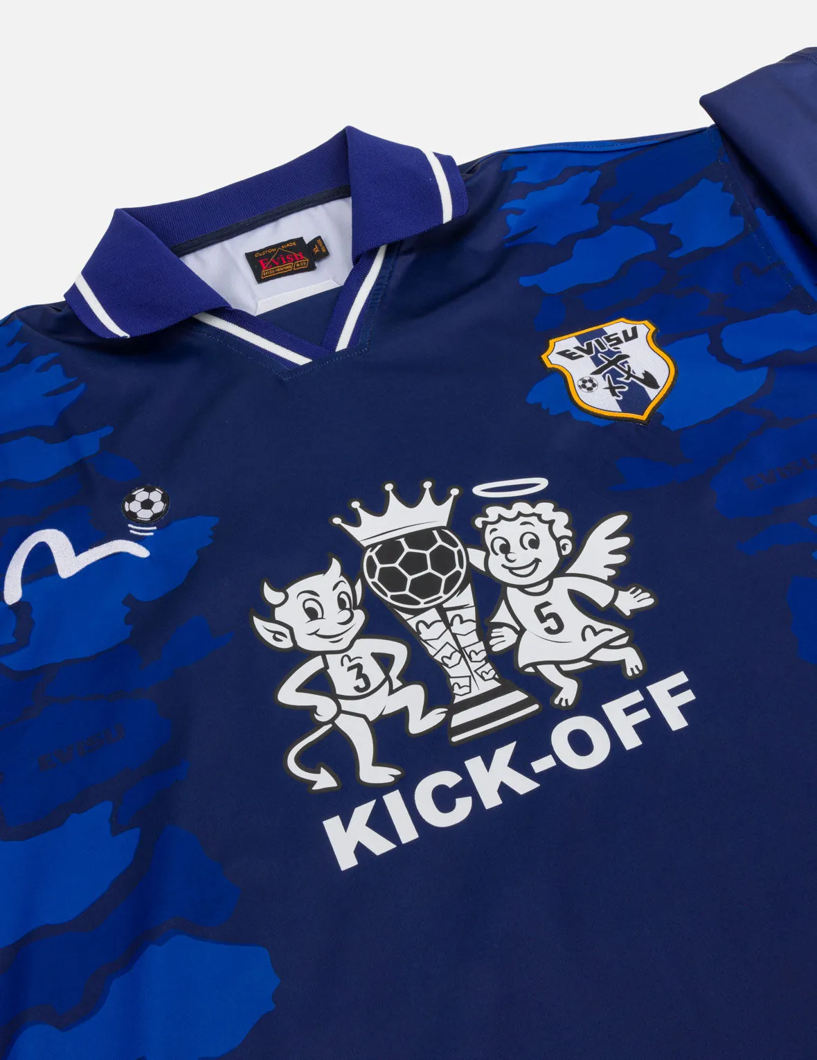 Ishigaki Camo Print Football Jersey sold by Evisu product image thumbnail 5