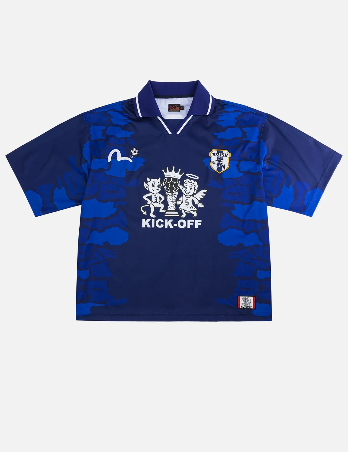 Ishigaki Camo Print Football Jersey sold by Evisu product image thumbnail 3