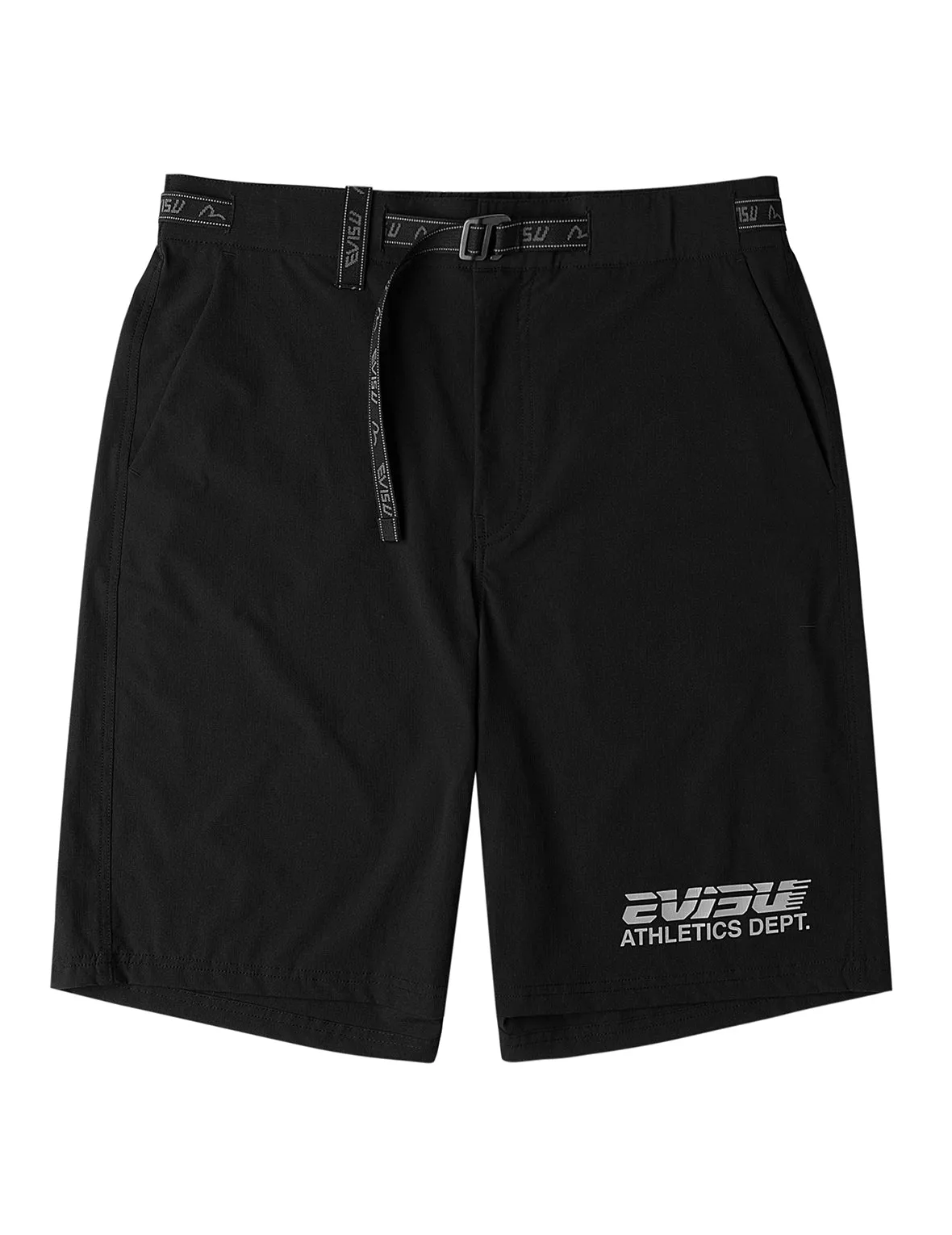 Belted-Waist Woven Shorts sold by Evisu product image thumbnail 4