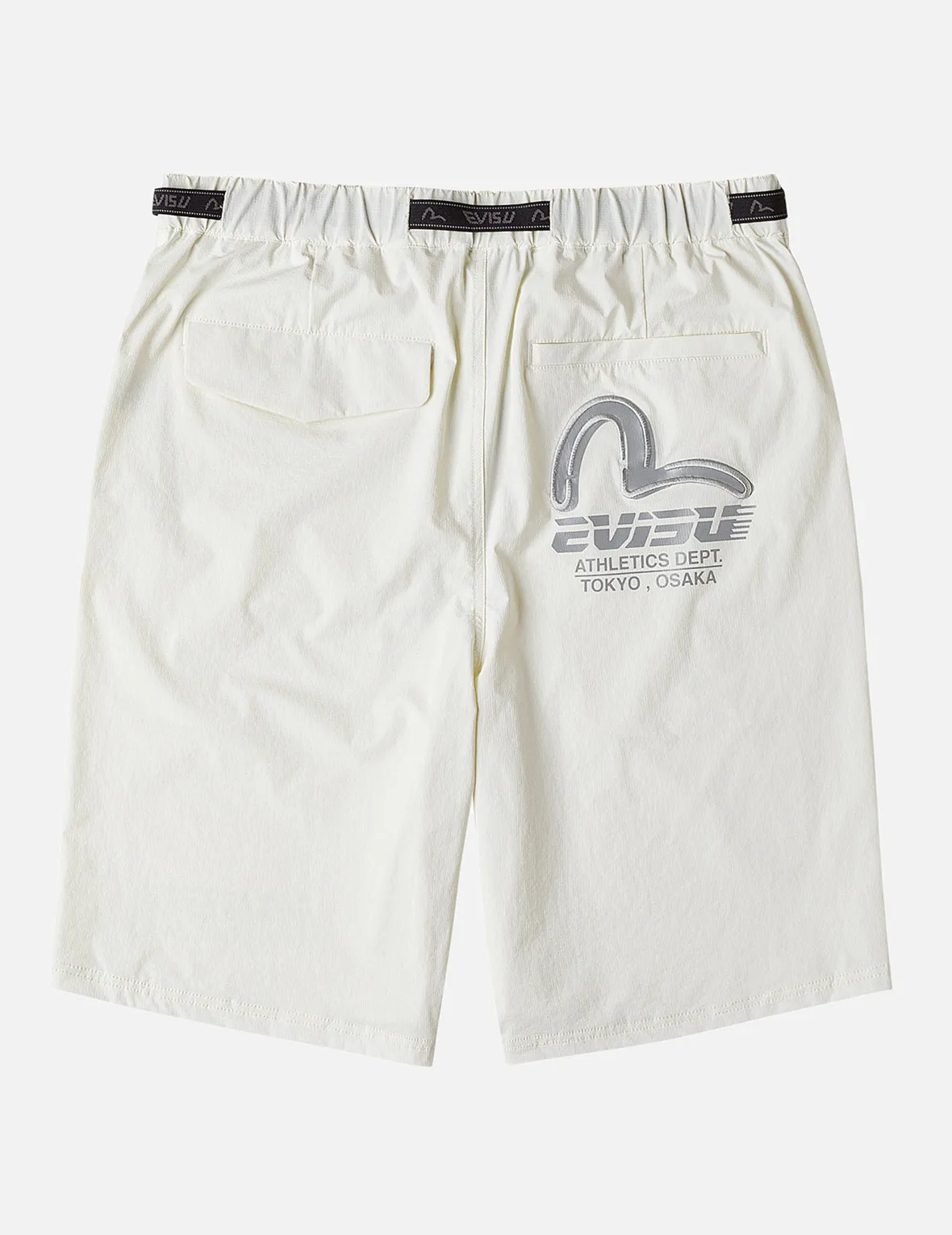 Belted-Waist Woven Shorts sold by Evisu product image thumbnail 5