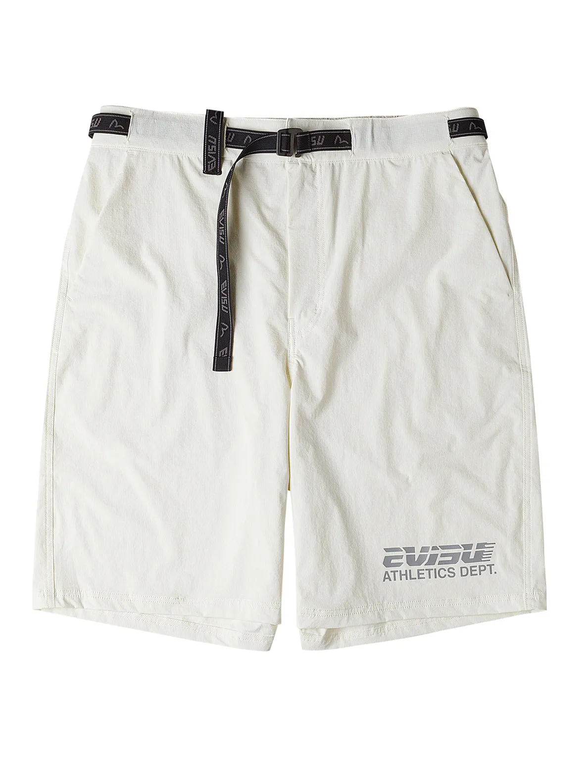 Belted-Waist Woven Shorts sold by Evisu product image thumbnail 3
