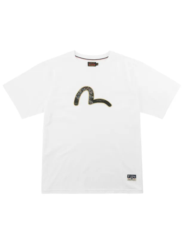 Brocade Seagull Tee made by Evisu