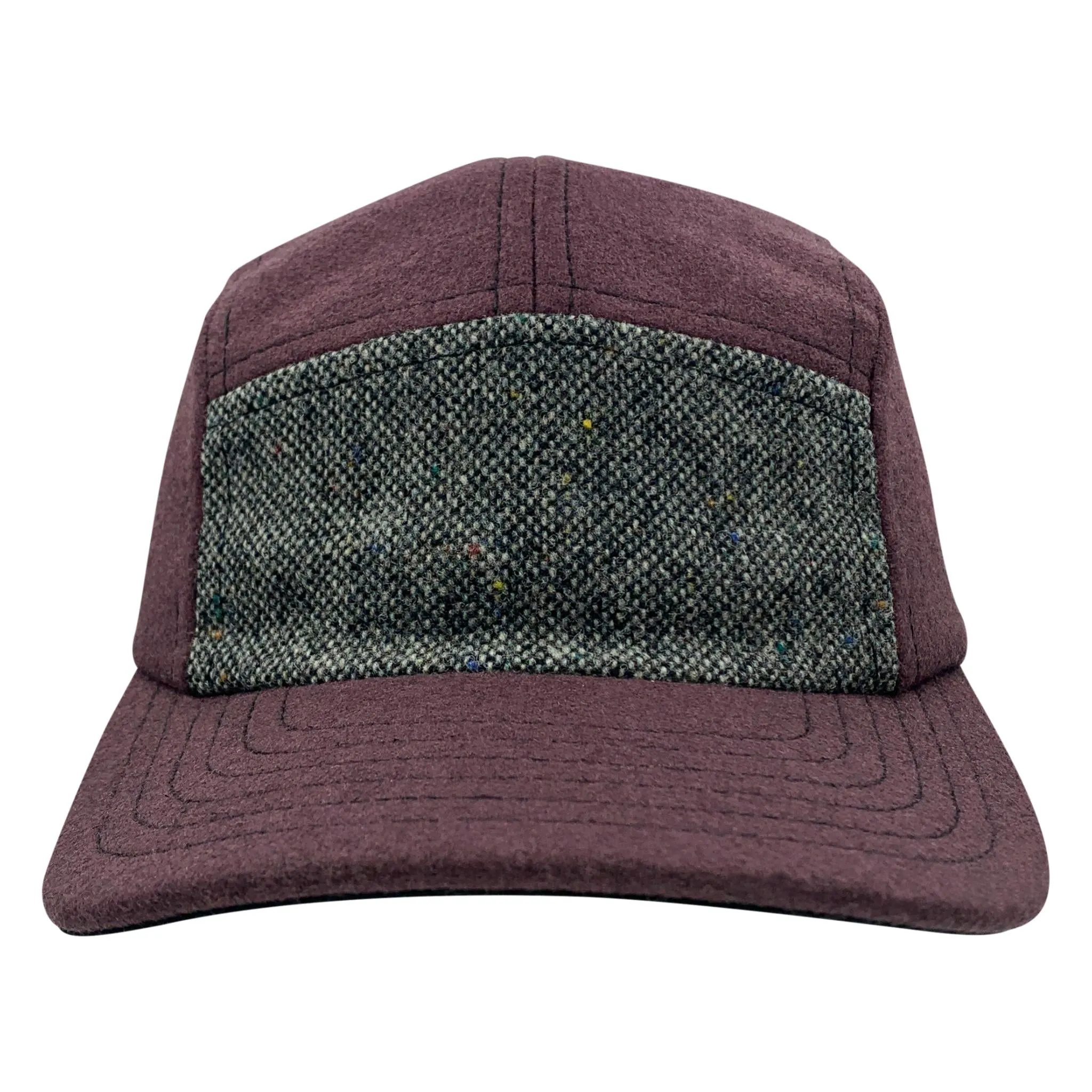 Wool Five Panel Camp Cap sold by Flipside Hats product image thumbnail 2