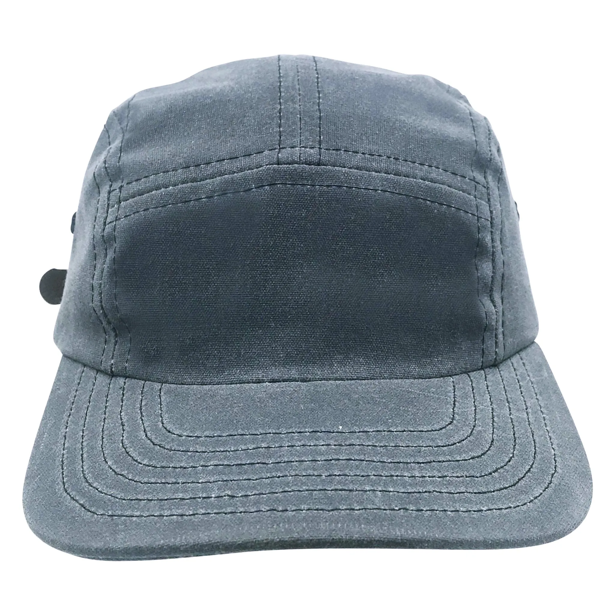 Waxed Five Panel Camp Cap sold by Flipside Hats product image thumbnail 2