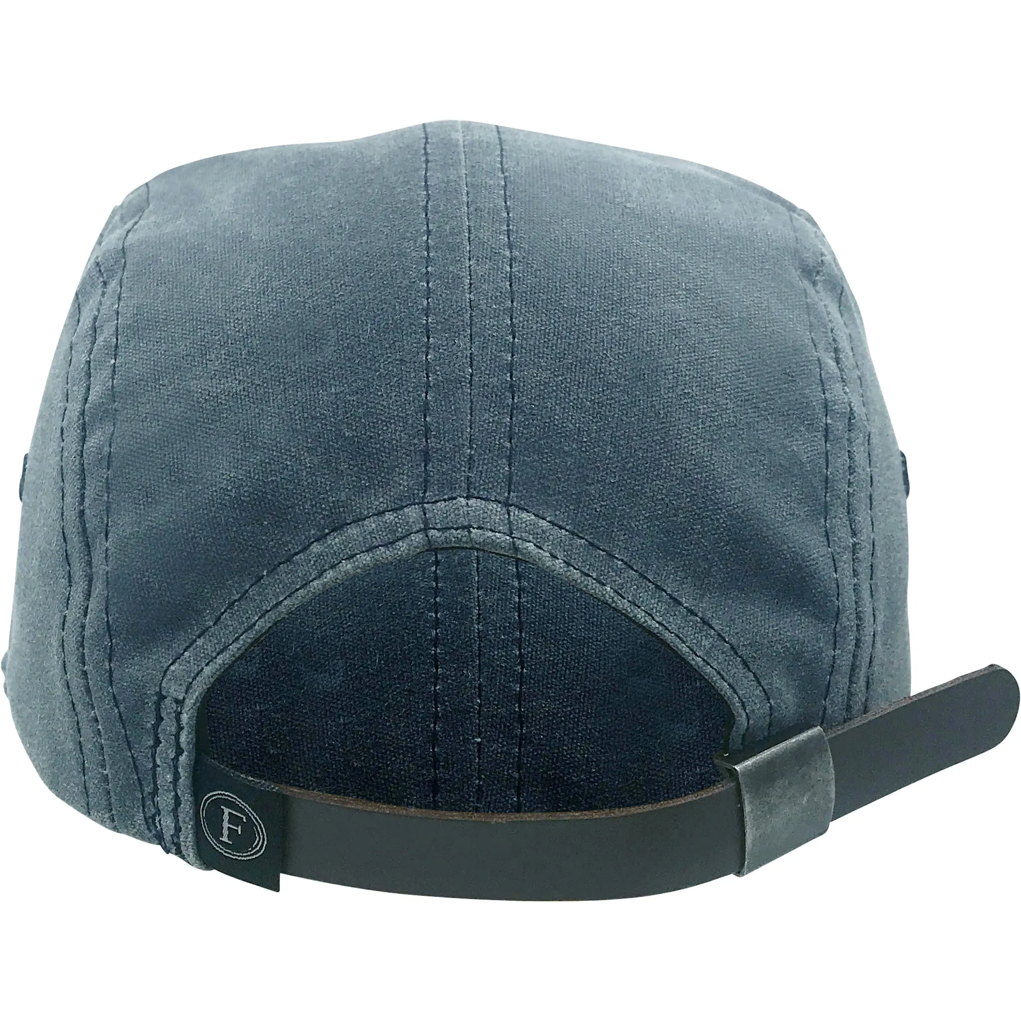 Waxed Five Panel Camp Cap sold by Flipside Hats product image thumbnail 3