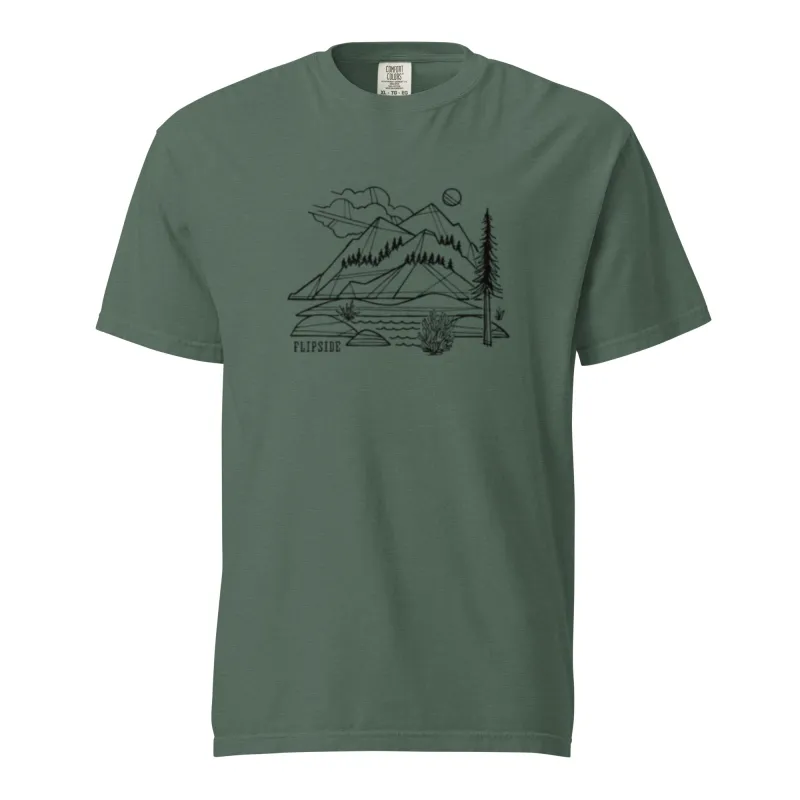 Flipside Eco Mountain T-Shirt sold by Flipside Hats