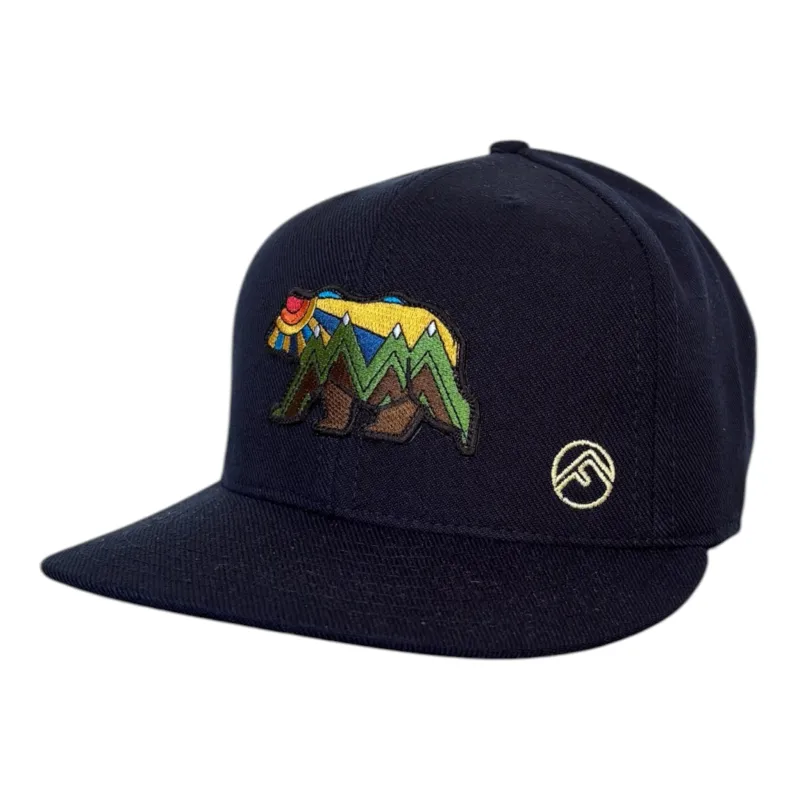 Heritage Patch Hat - Cali Bear made by Flipside Hats