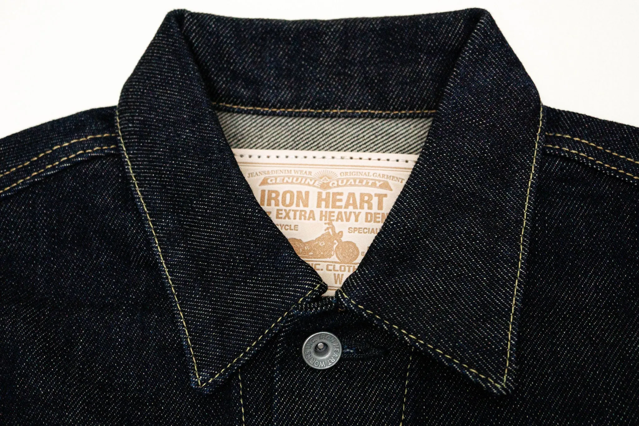 Iron Heart IH-526J 21oz Selvedge Denim Type III Jacket - Indigo sold by Franklin and Poe product image thumbnail 5