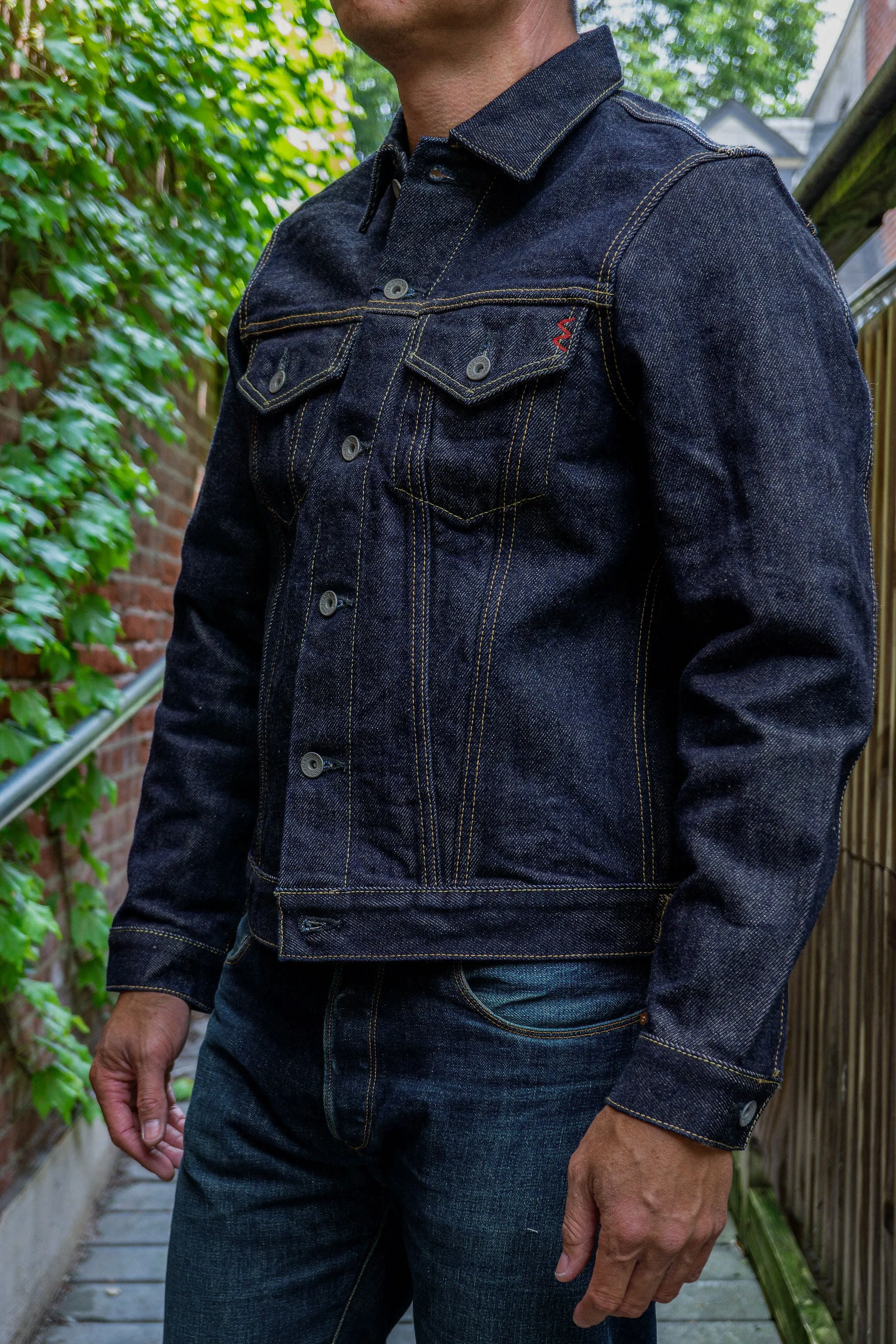 Iron Heart IH-526J 21oz Selvedge Denim Type III Jacket - Indigo sold by Franklin and Poe product image thumbnail 2